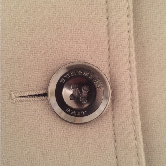 Burberry Wool Trench Coat. Brand New. Size 10 - Picture 6 of 6